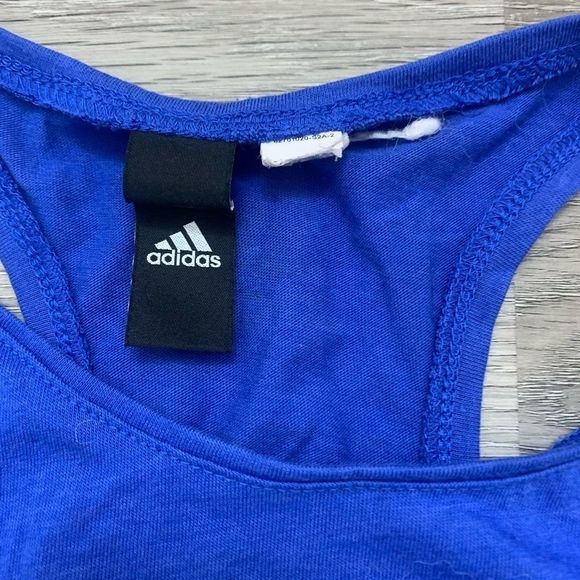 Adidas | Blue Racerback Tank top - Picture 3 of 5